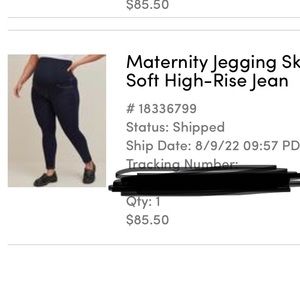 High panel maternity Jean
